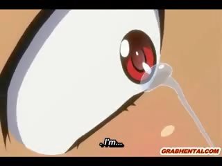 Hentai elf krijgt snavel melk vulling haar keel door getto monsters