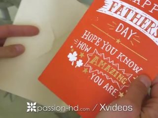 PASSION-HD Fathers day peter SUCKING gift with step adolescent Lana Rhoades