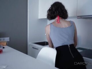 Ja worked v čistenie izba: perfektné telo amatérske sex klip feat. darcy_dark666